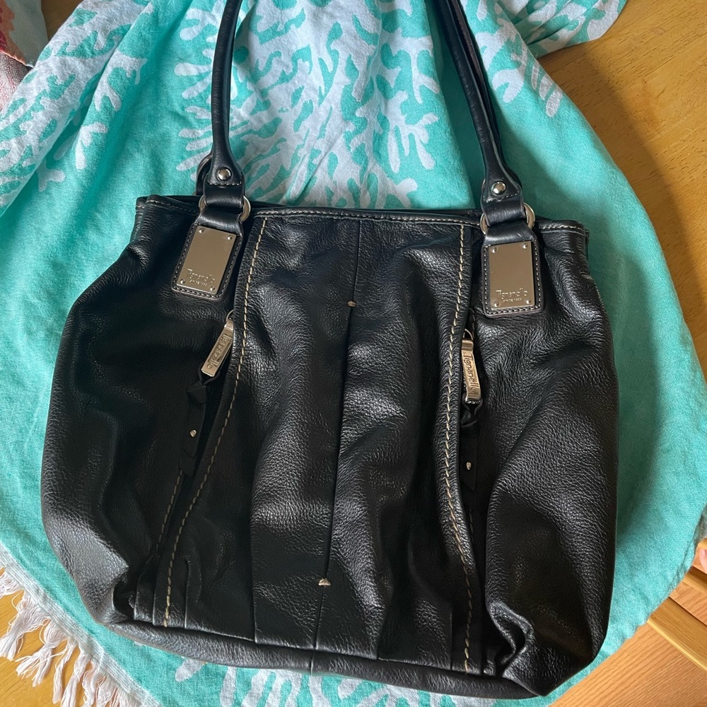 Black Tignanello shoulder bag
